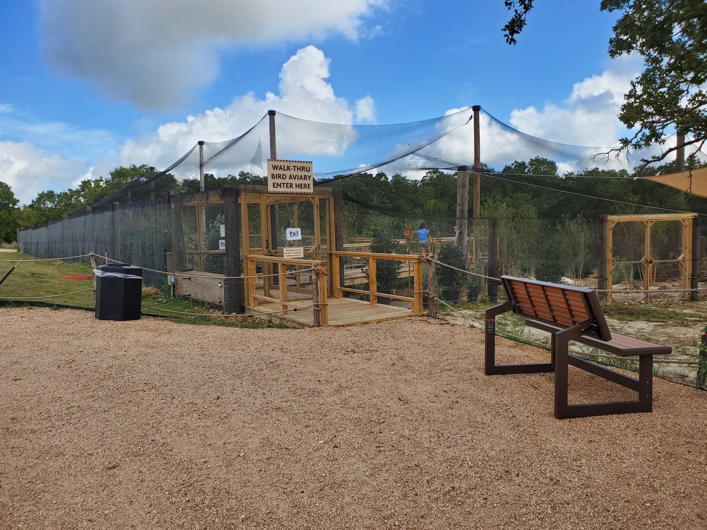 Entrance to Aviary