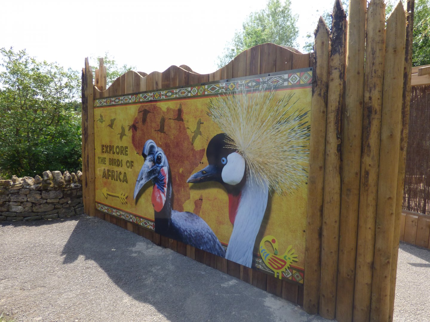 Entrance to 'Birds of Africa'