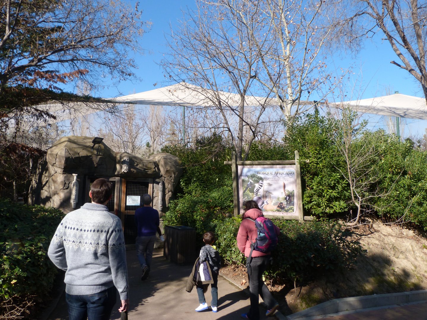Entrance to "Bosque Africano" -Faunia (2025)