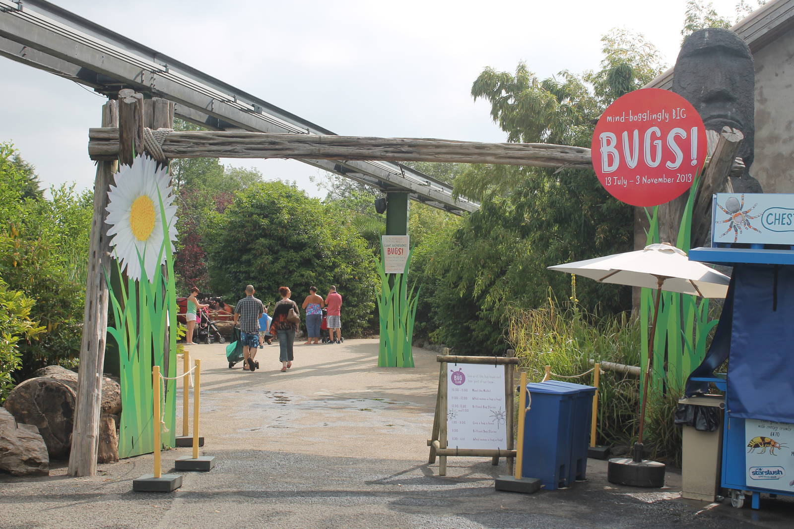 Entrance to Bugs Chester 2013