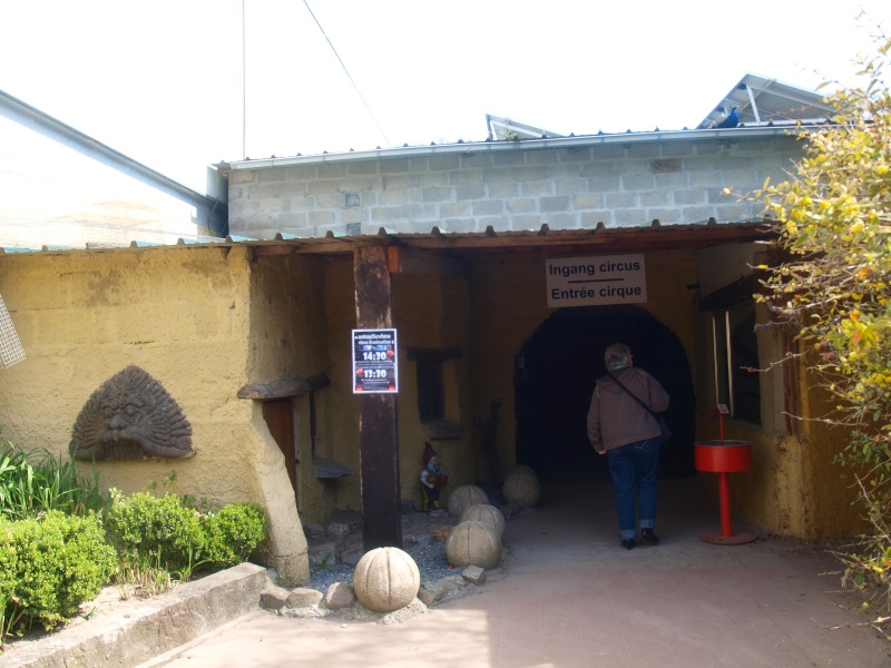 Entrance to circus show building (April 19th, 2015)