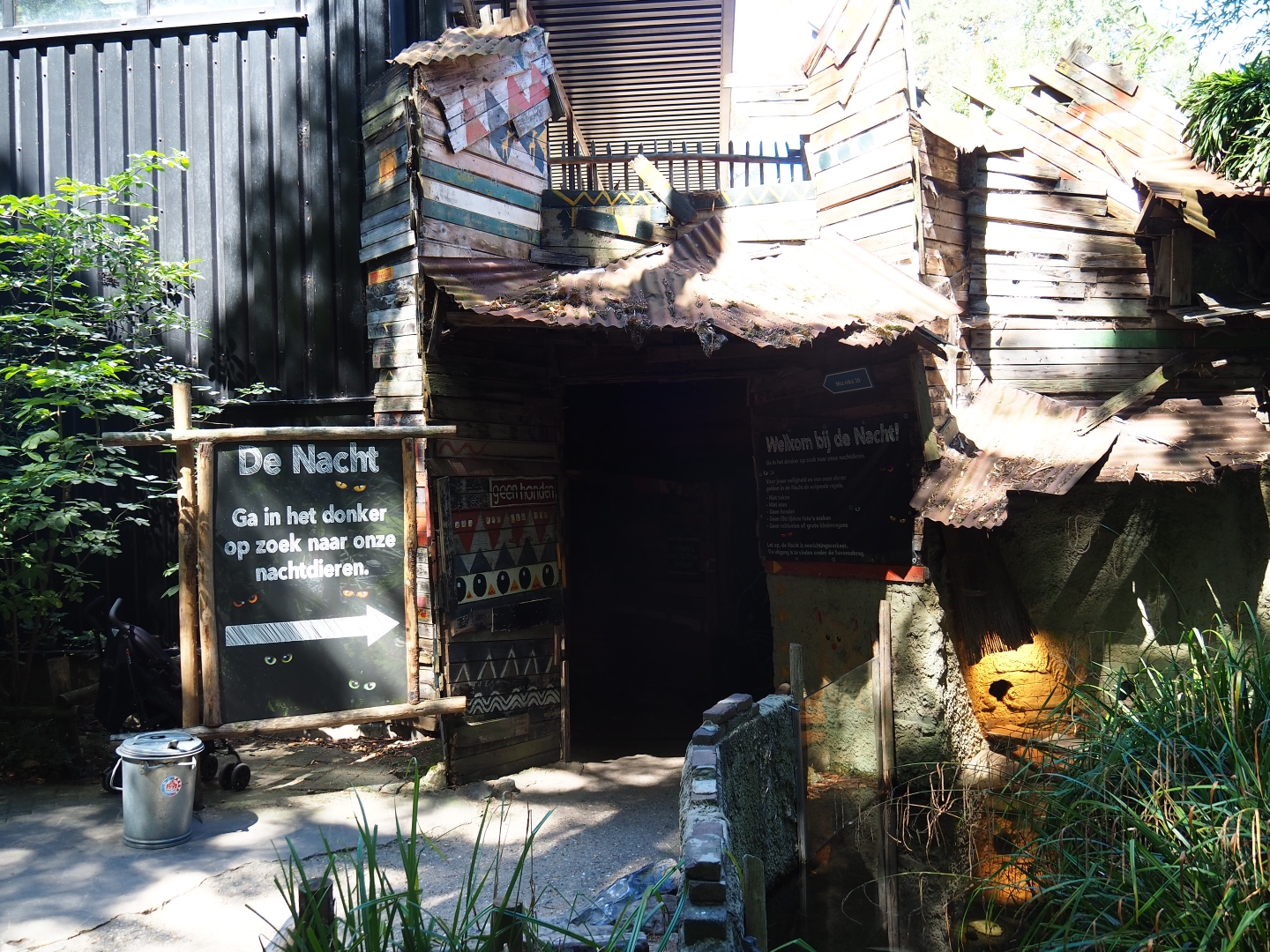 Entrance to "De Nacht" or "The Night" nocturnal house