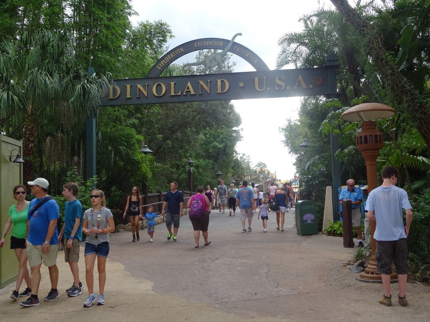Entrance to Dinoland U.S.A. at Disney's Animal Kingdom (2014)