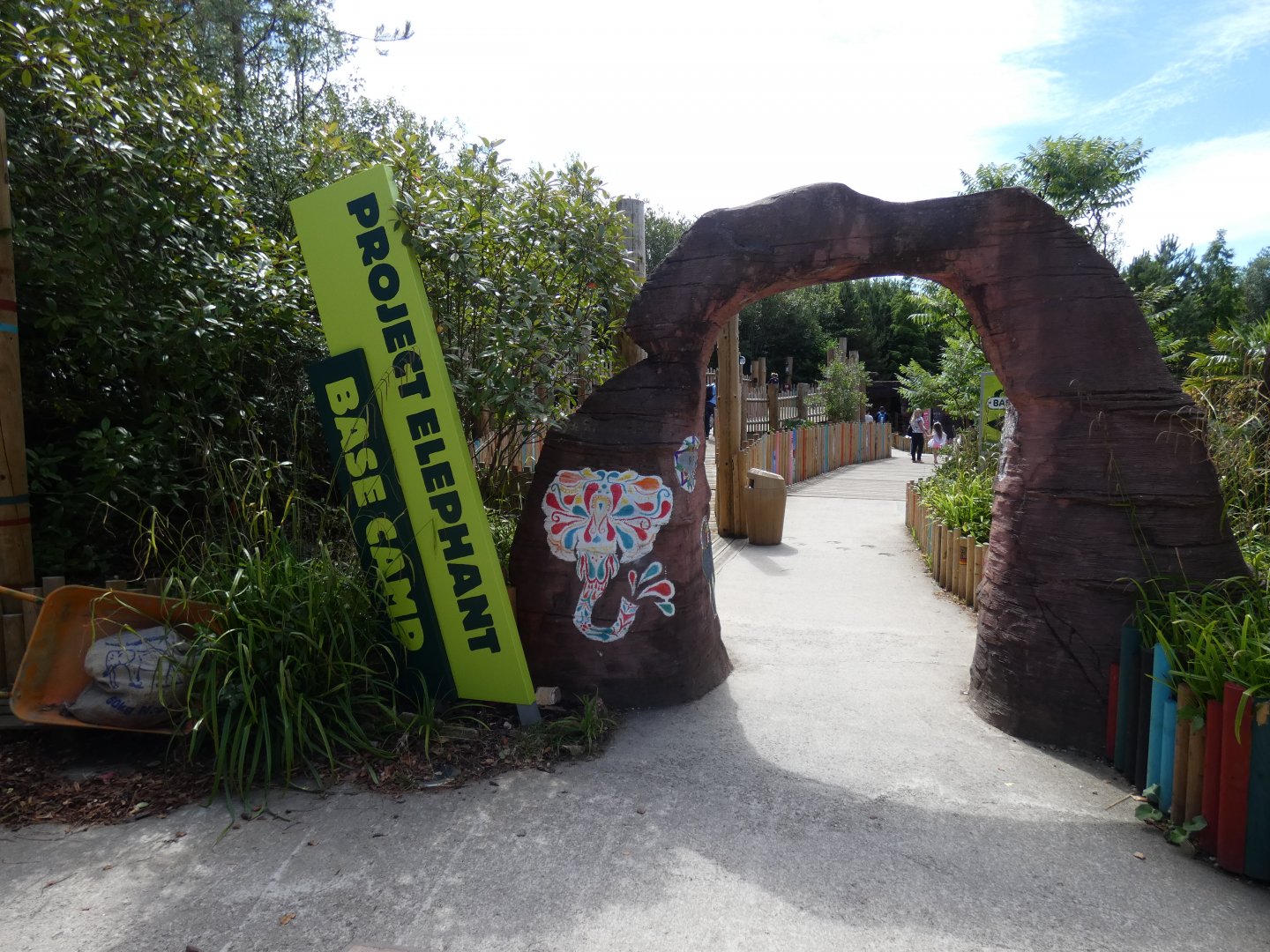 Entrance to 'Elephant Basecamp'
