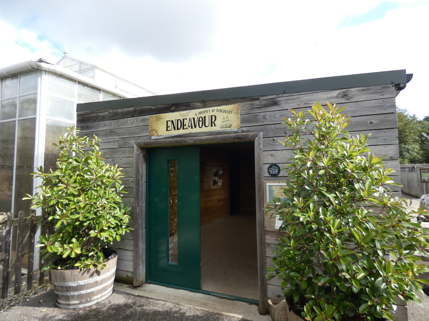 Entrance to Endeavour Tropical House