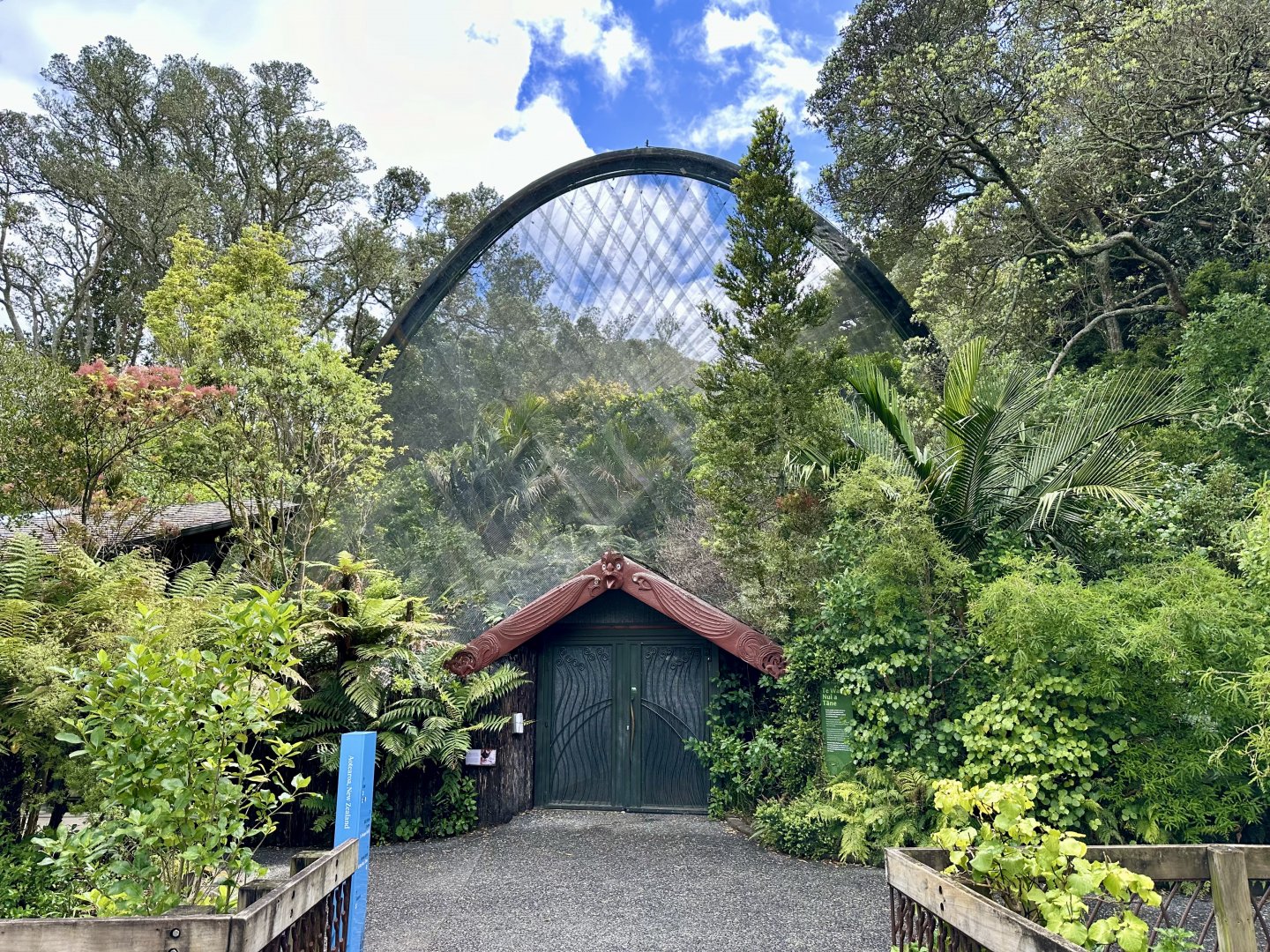 Entrance to Freeflight Aviary (The Forest)