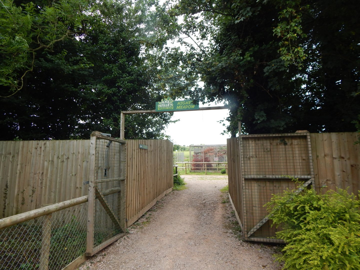 Entrance to Higher Meadow area 060625