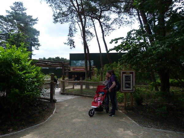 Entrance to hippo/croc house