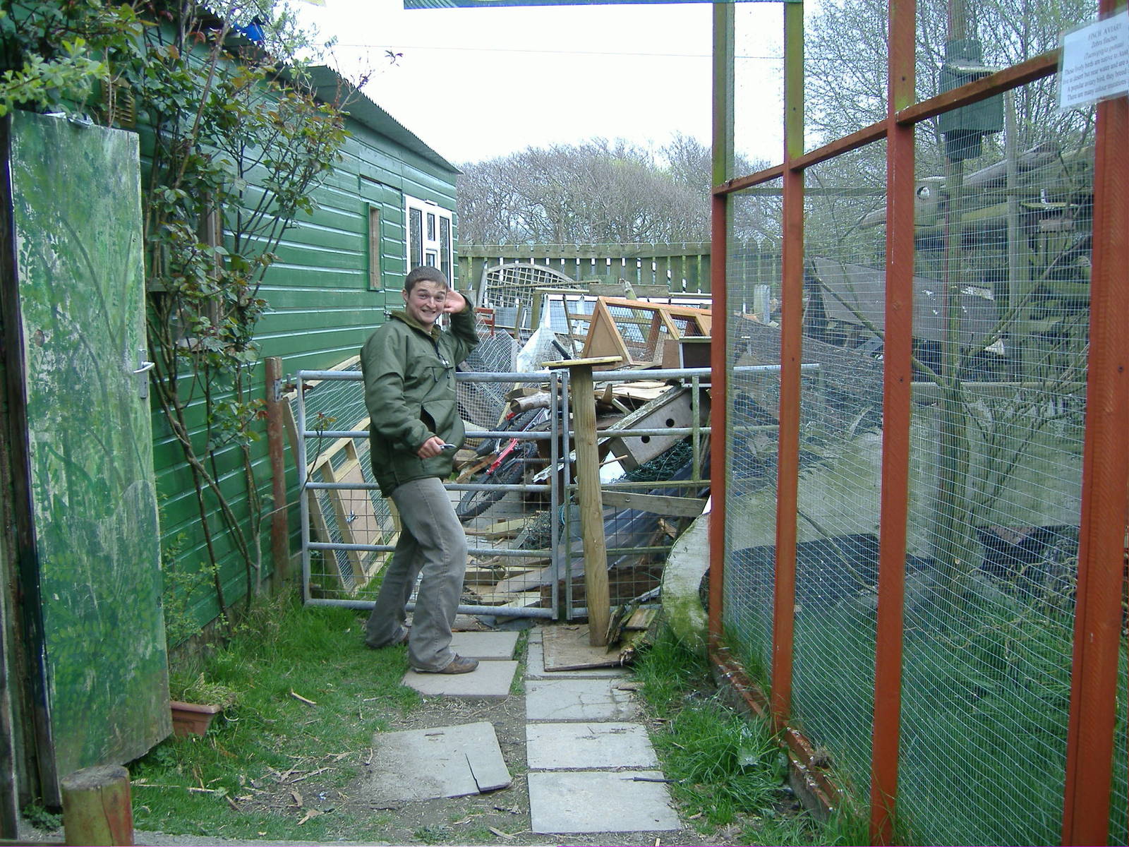 Entrance to iguana house Animalarium