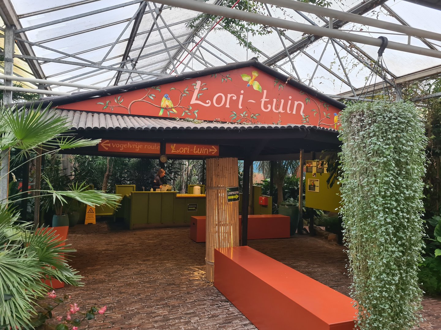 Entrance to Lori(keet) garden