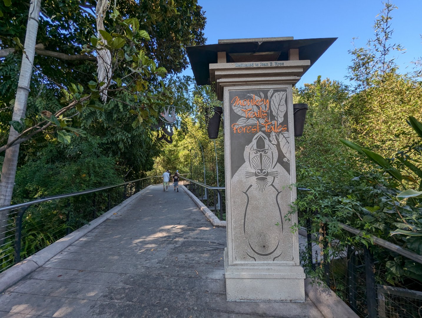 Entrance to Monkey Trails and Forest Tales