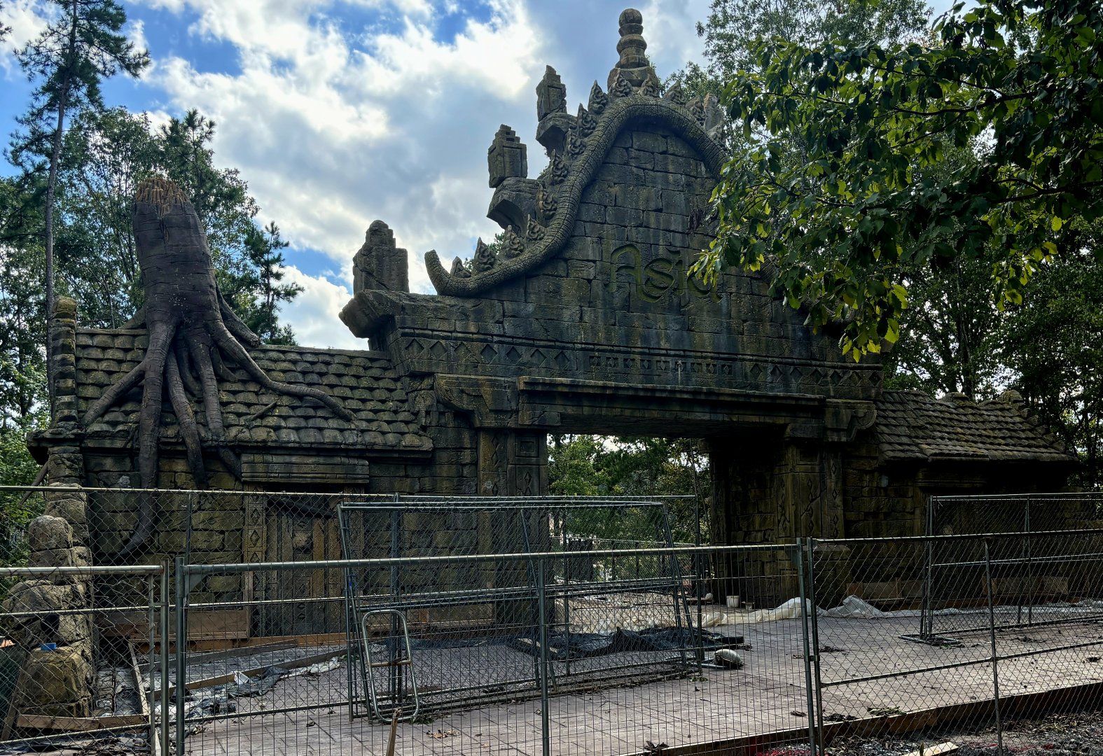 Entrance to new Asia expansion