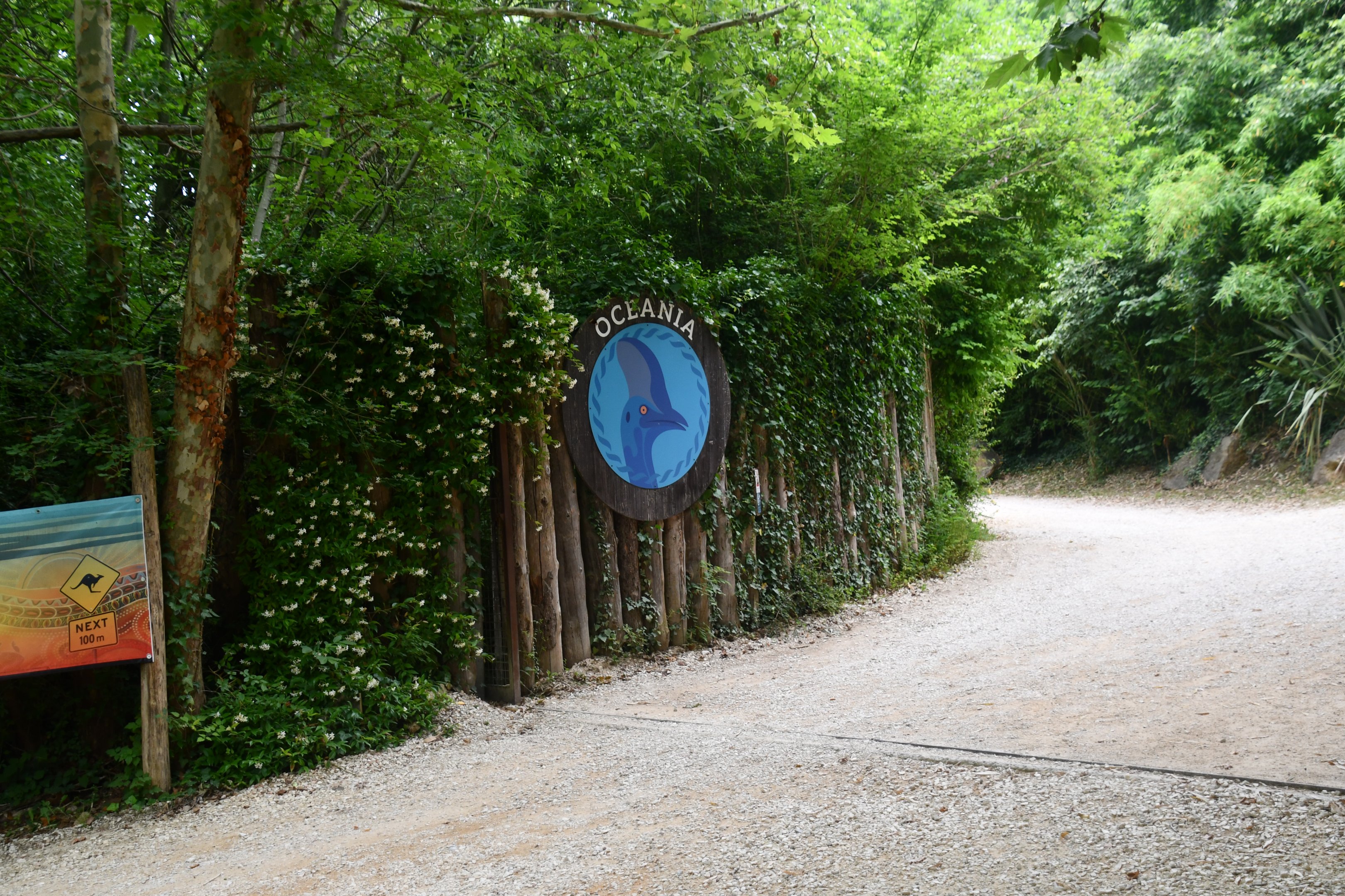 Entrance to Oceania section