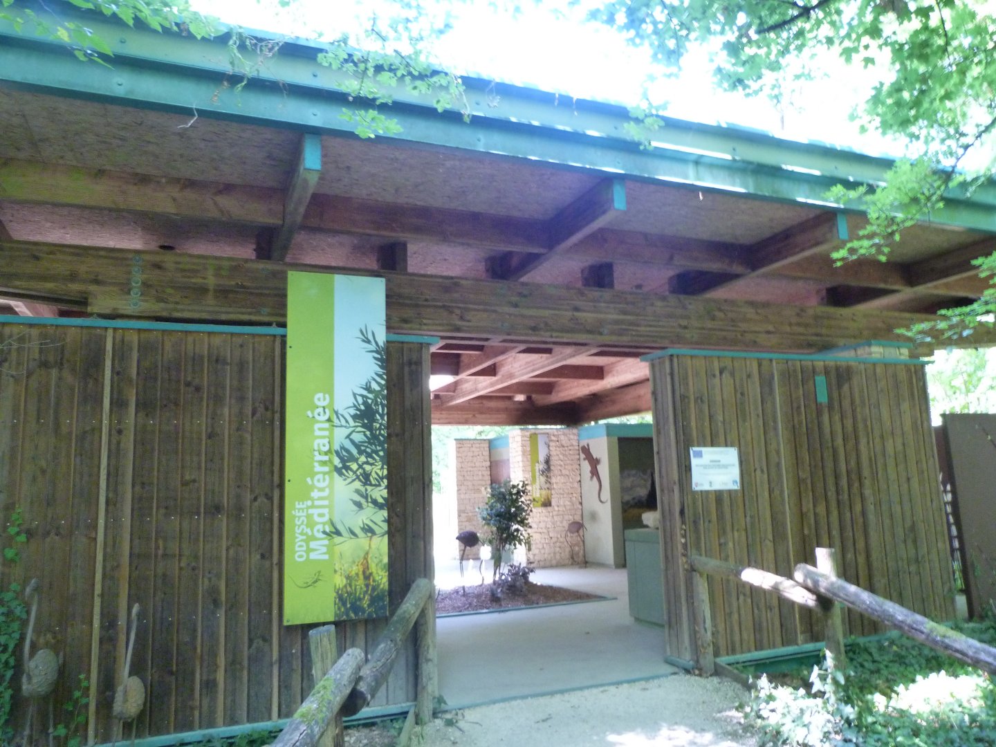 Entrance to "Odyssée Méditerranée" -Zoodyssée (2025)