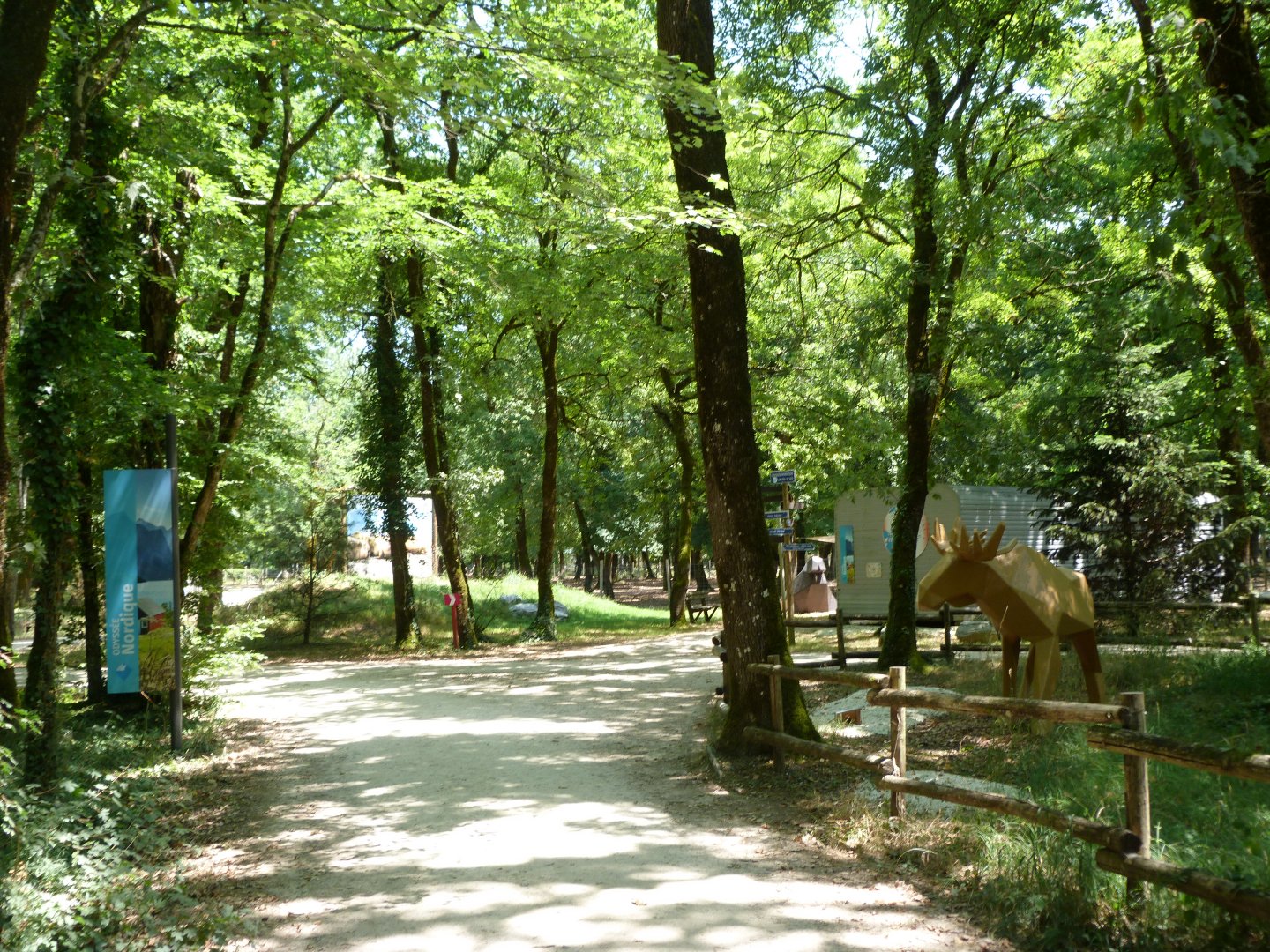 Entrance to "Odyssée Nordique" -Zoodyssée (2025)