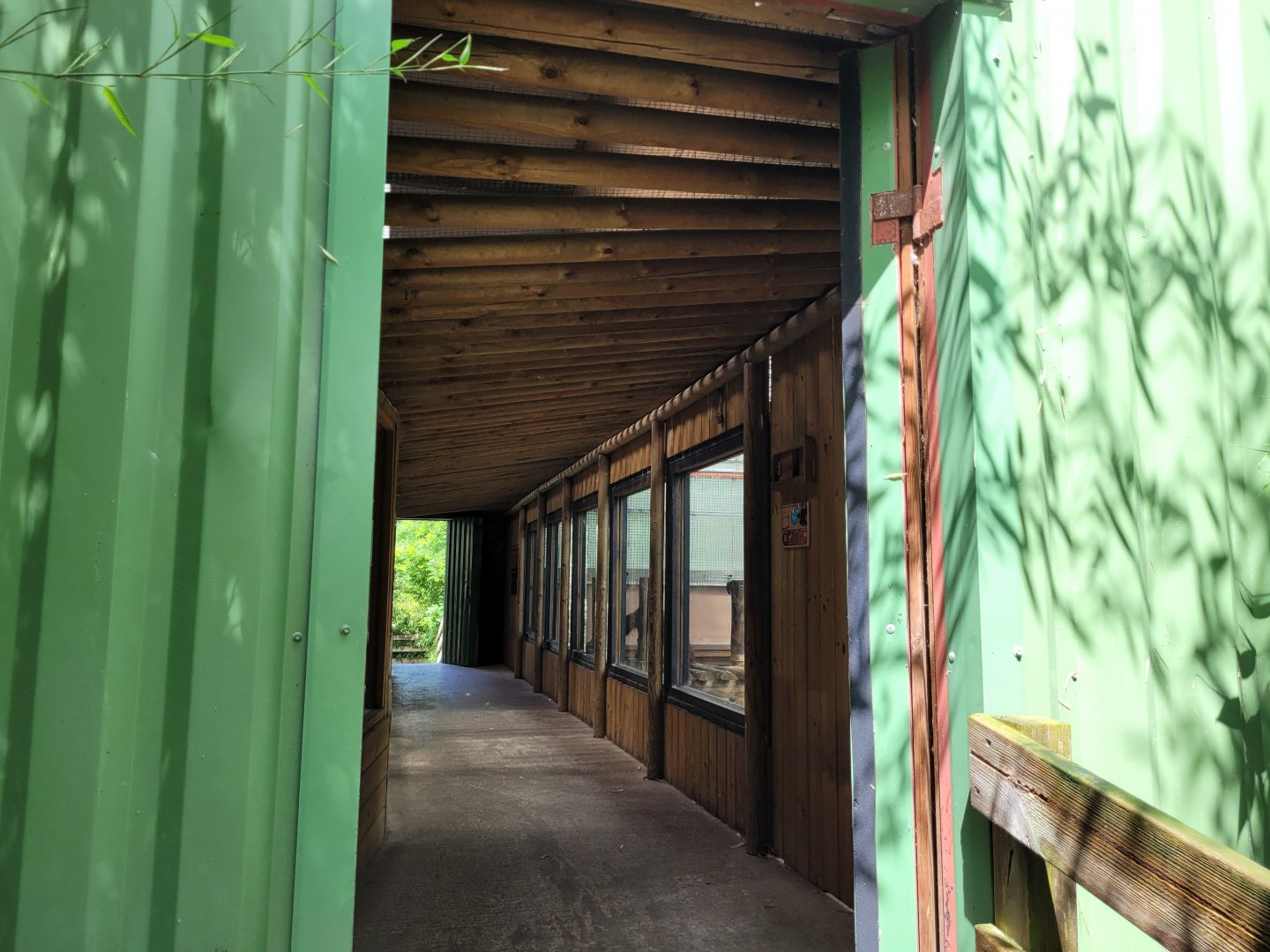 Entrance to orangutan house -Zoo du bassin d'Arcachon (2024)
