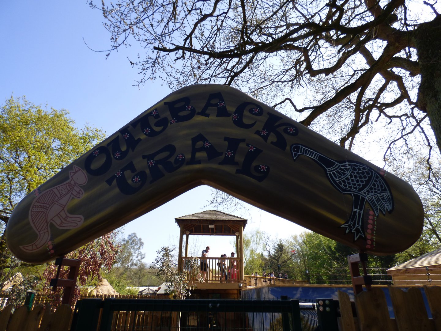 Entrance to 'Outback Trail'