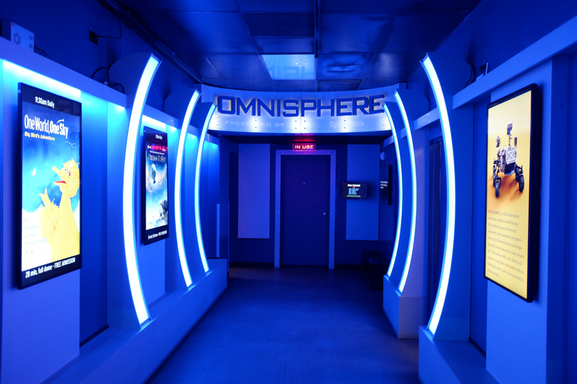 entrance to planetarium