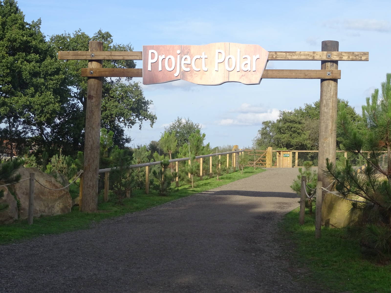 Entrance to Project Polar at Yorkshire Wildlife Park