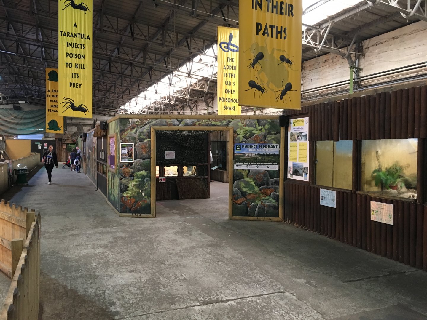 Entrance to Reptile area within Elephant House 040817