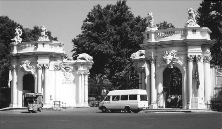 Entrance to Rome Zoo, c.2001