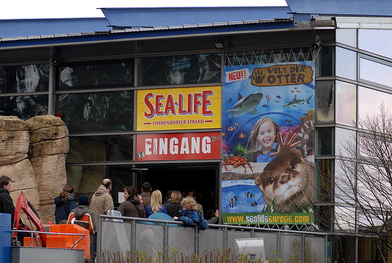 Entrance to Sealife Timmendorfer Strand