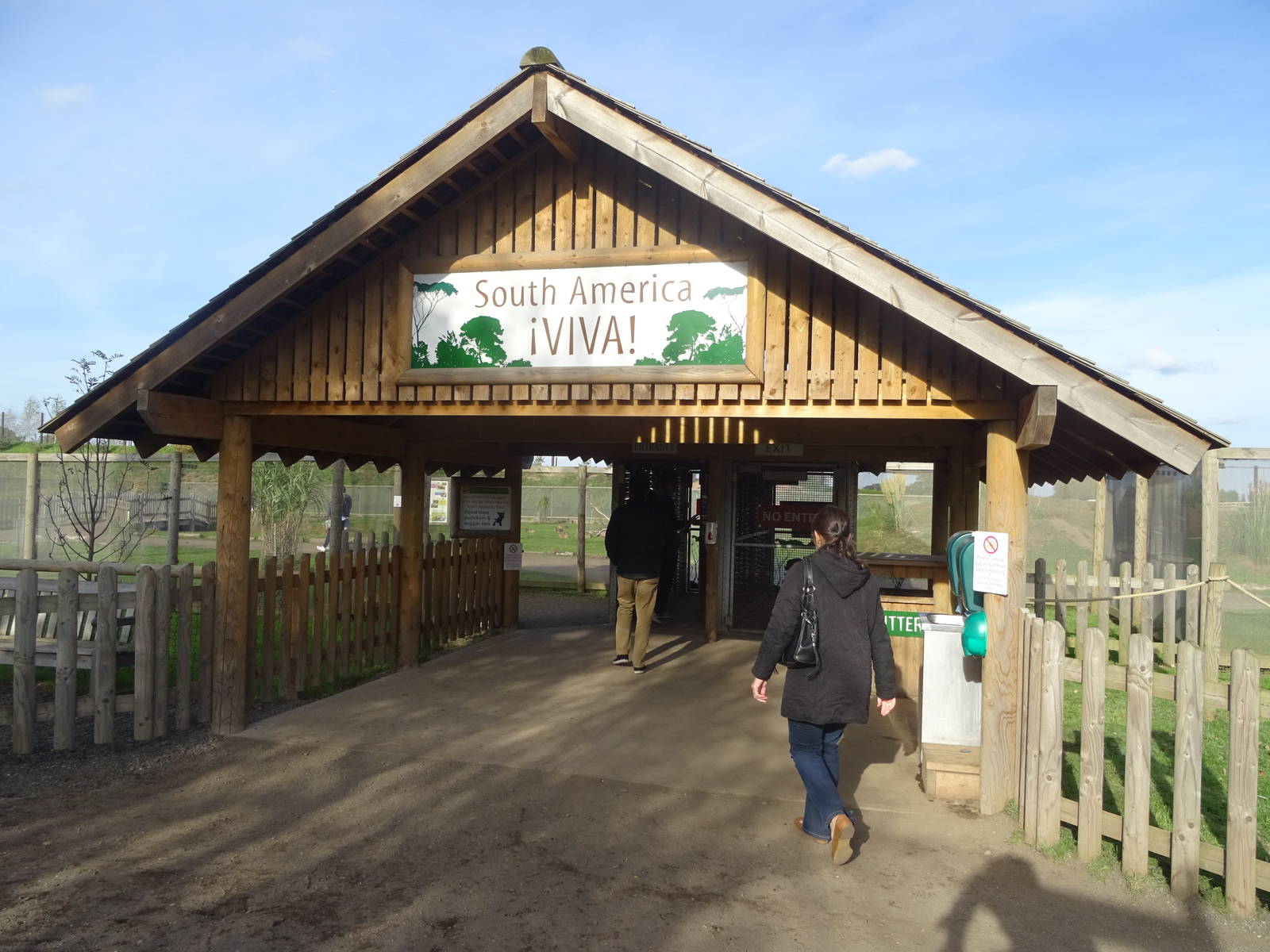 Entrance to South America Viva at Yorkshire Wildlife Park