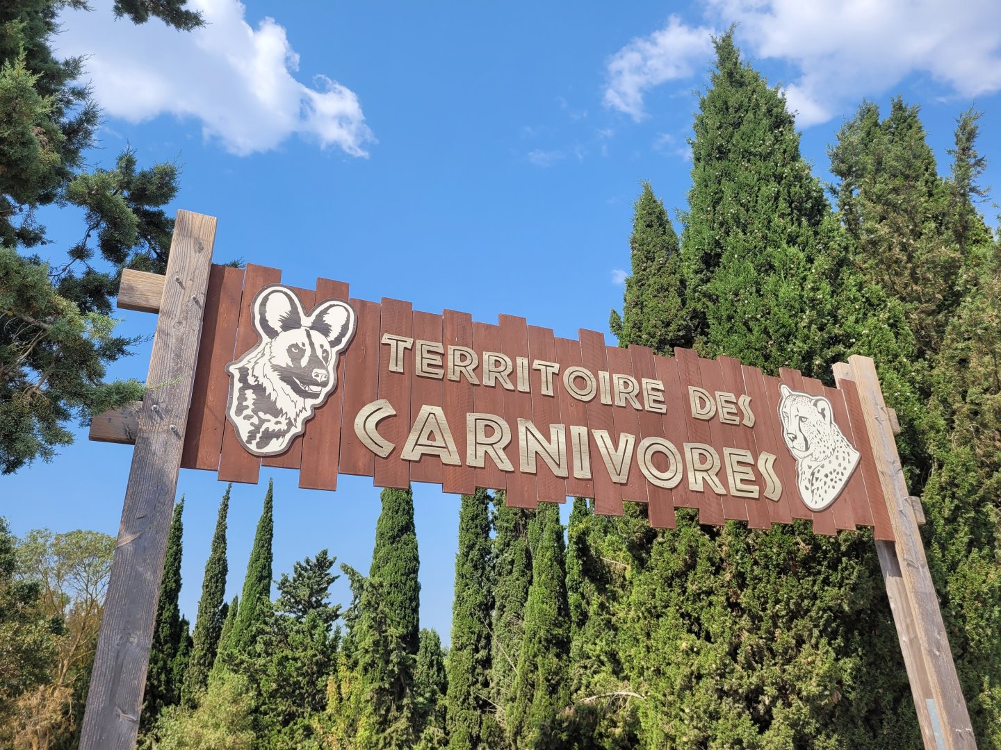 Entrance to Territorie des Carnivores -Réserve Africaine de Sigean (2022)