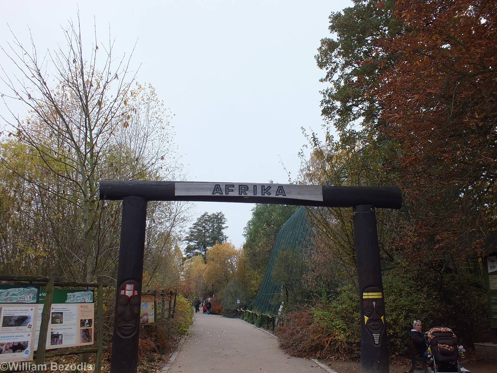 Entrance to the 'Afrika' section
