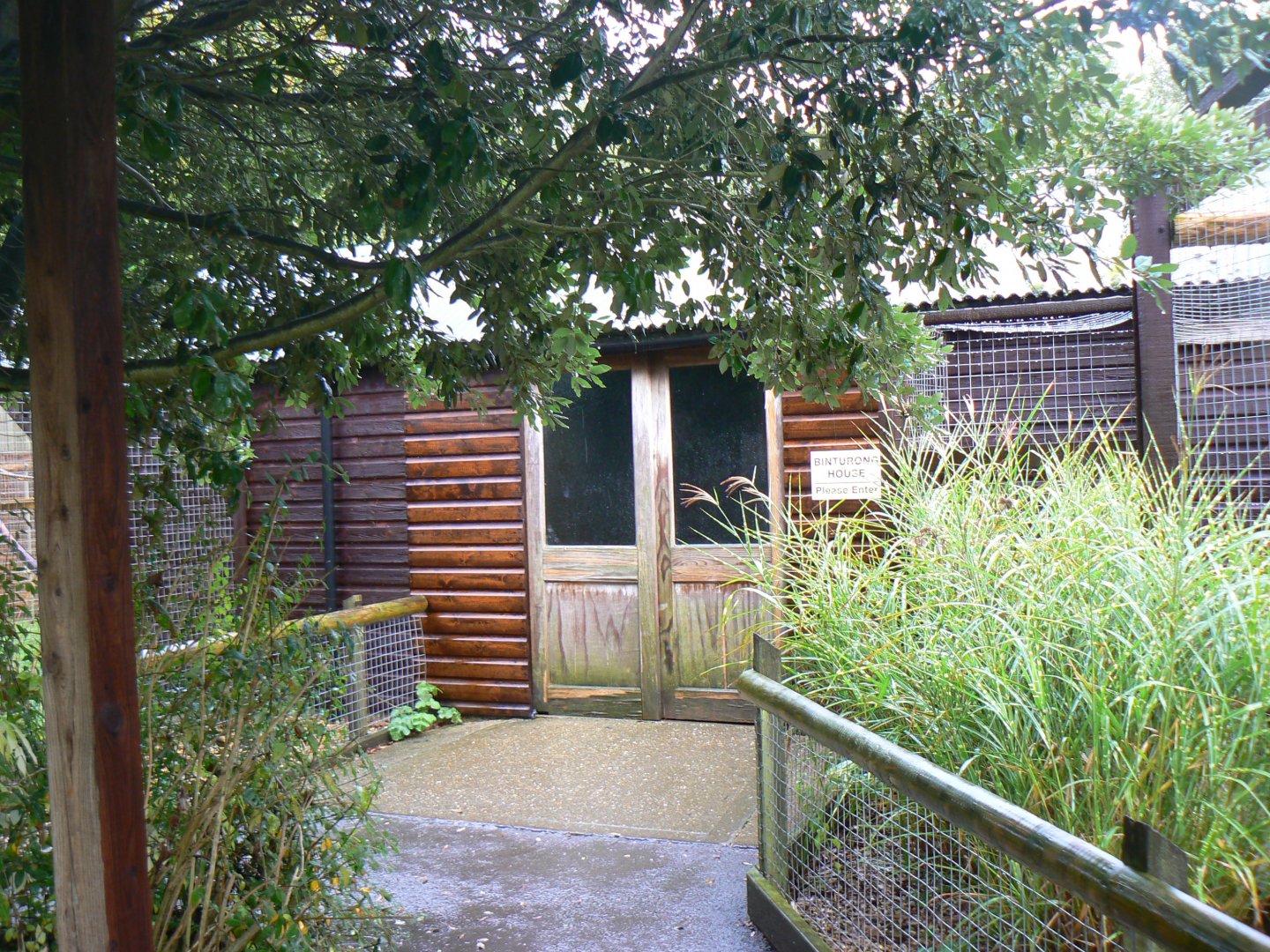 Entrance to the Binturong House - 16 October 2016