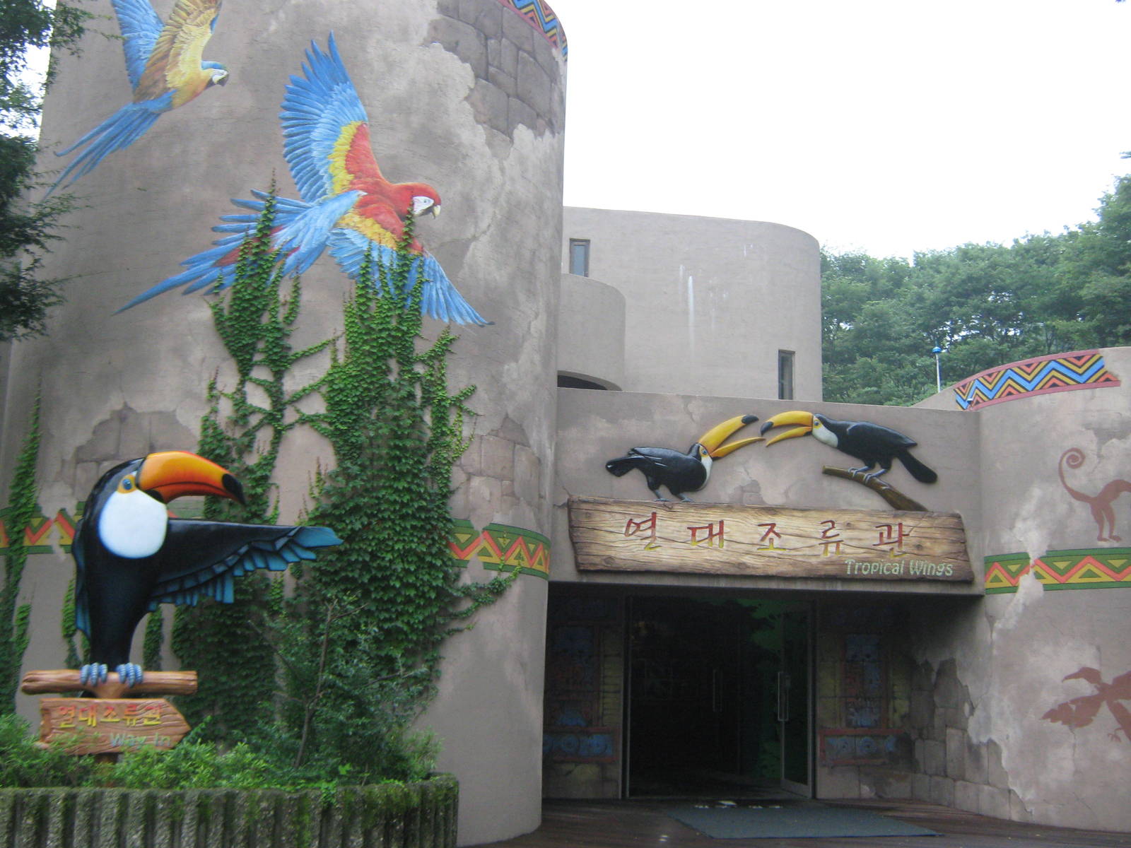 entrance to the Bird House