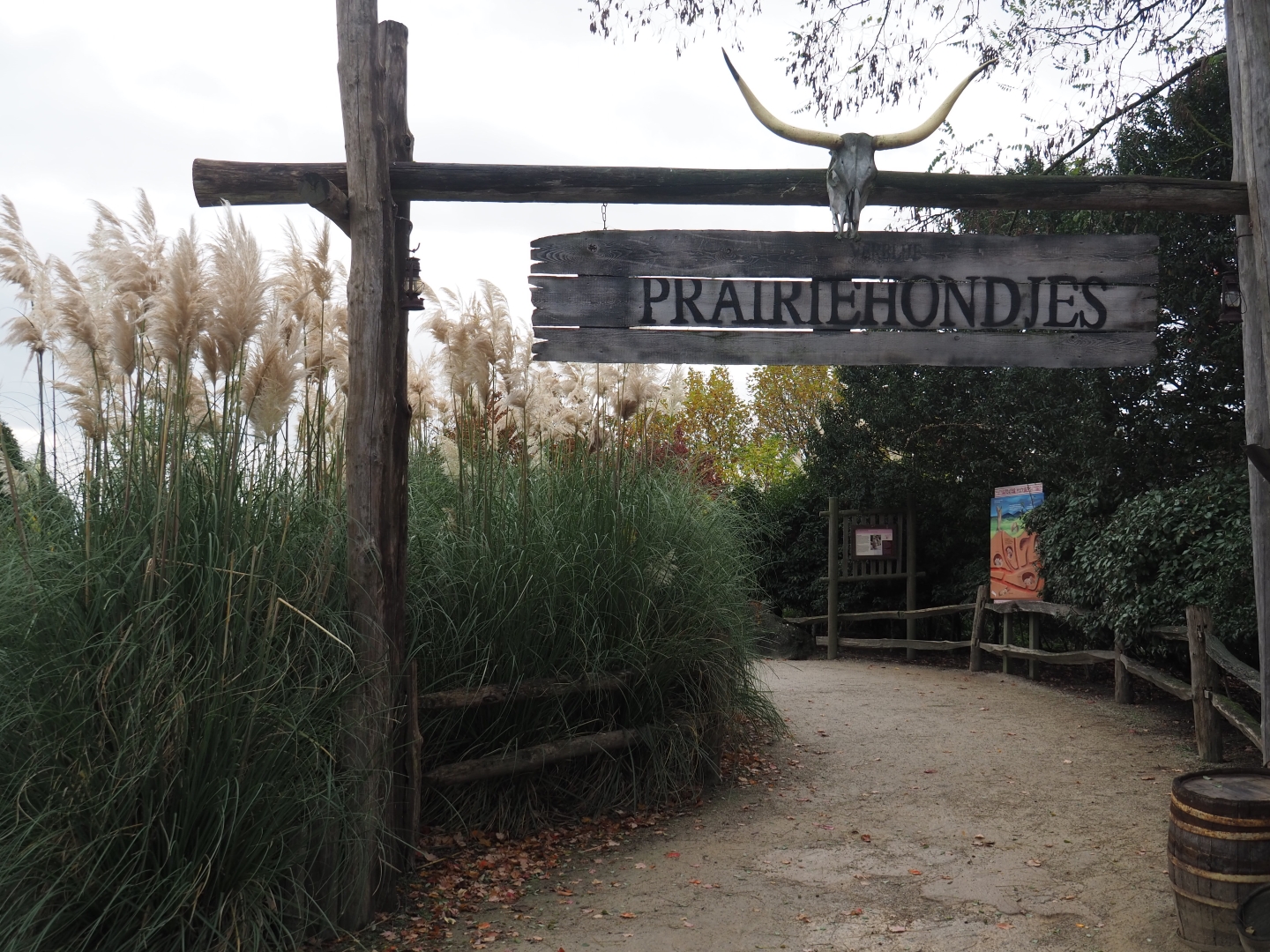 Entrance to the black-tailed prairie dog walkthrough exhibit (Nov 10th, 2018)