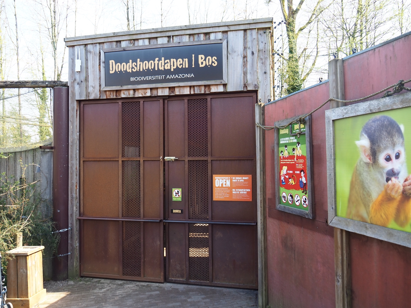 Entrance to the Bolivian squirrel monkey forest, 2019-03-30