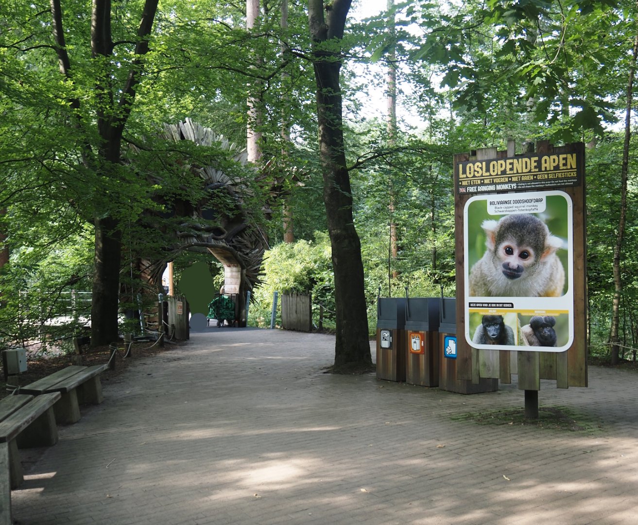 Entrance to the Bolivian squirrel monkey forest, 2024-08-18