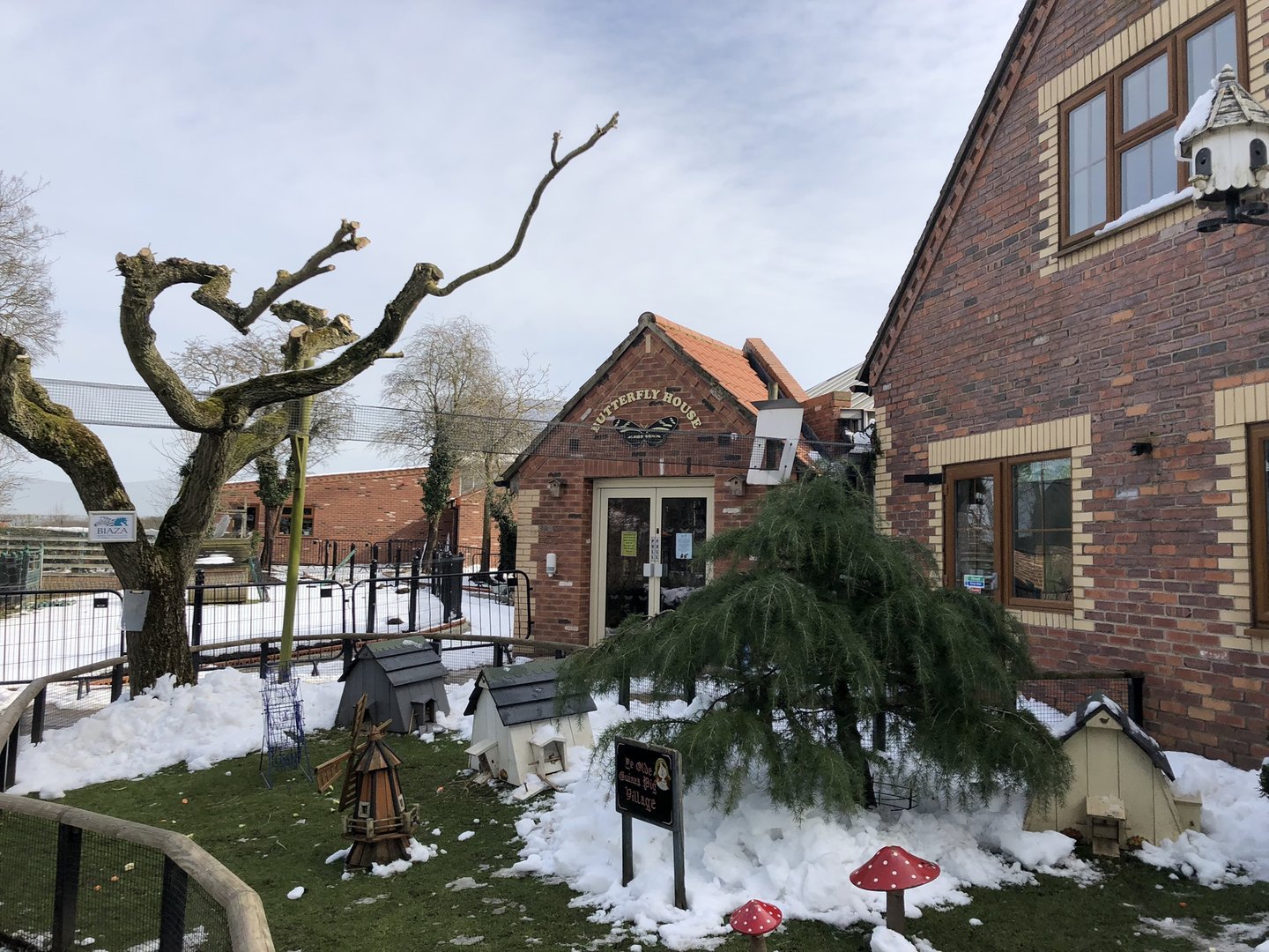 Entrance to the Butterfly House at Tropical Butterfly House (March 2023)