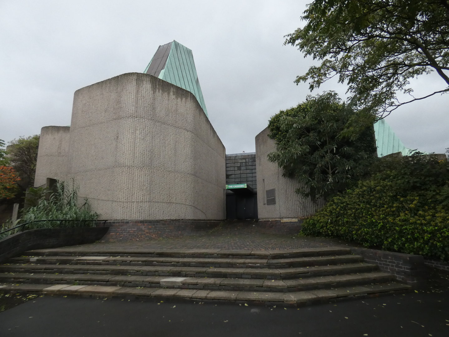 Entrance to the Casson pavilion