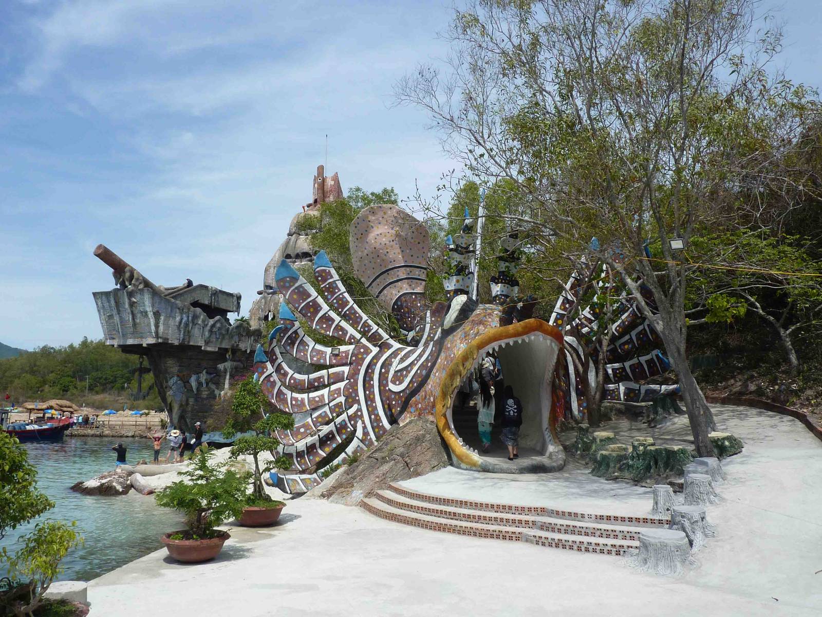 Entrance to the complex, May 2013.