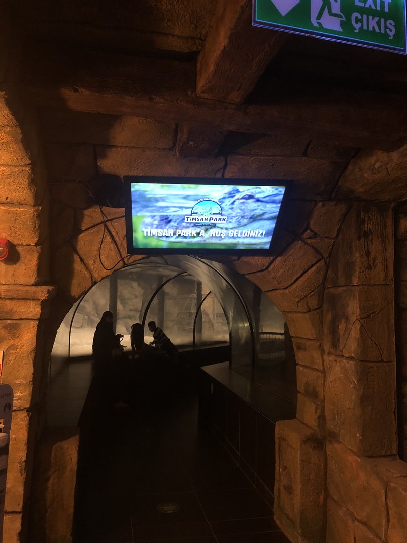 Entrance to the Crocodile Area at ViaSea Aquarium