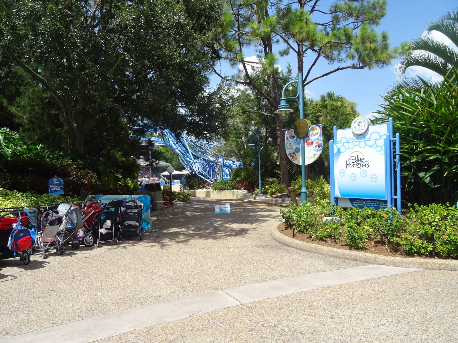 Entrance to the Dolphin Stadium at SeaWorld Orlando