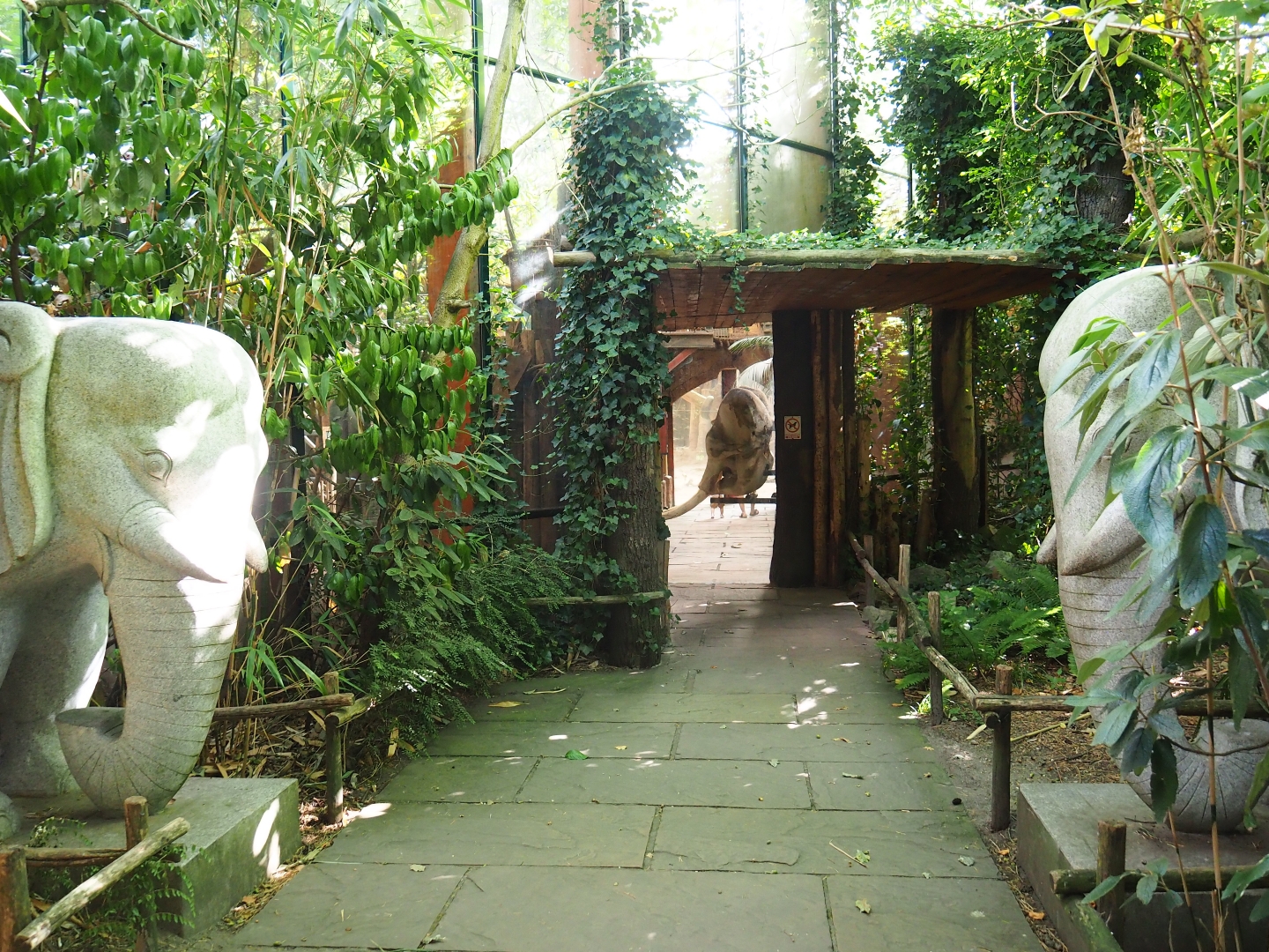 Entrance to the elephant house