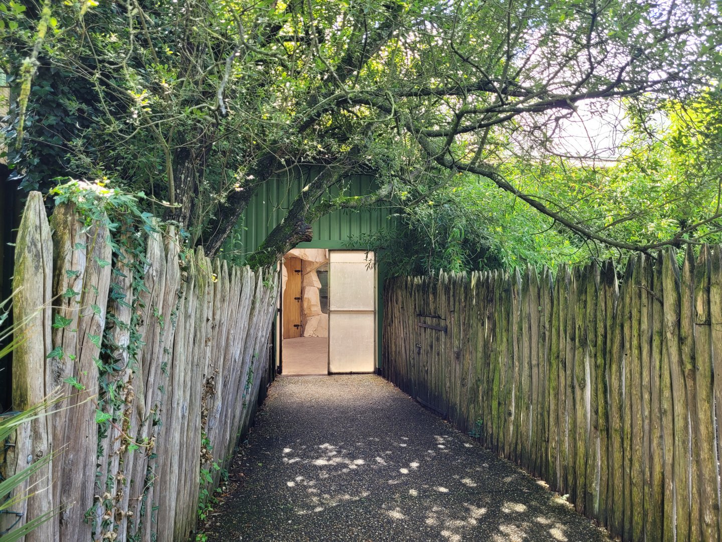 Entrance to the Indian rhino greenhouse -Zoo du bassin d'Arcachon (2024)