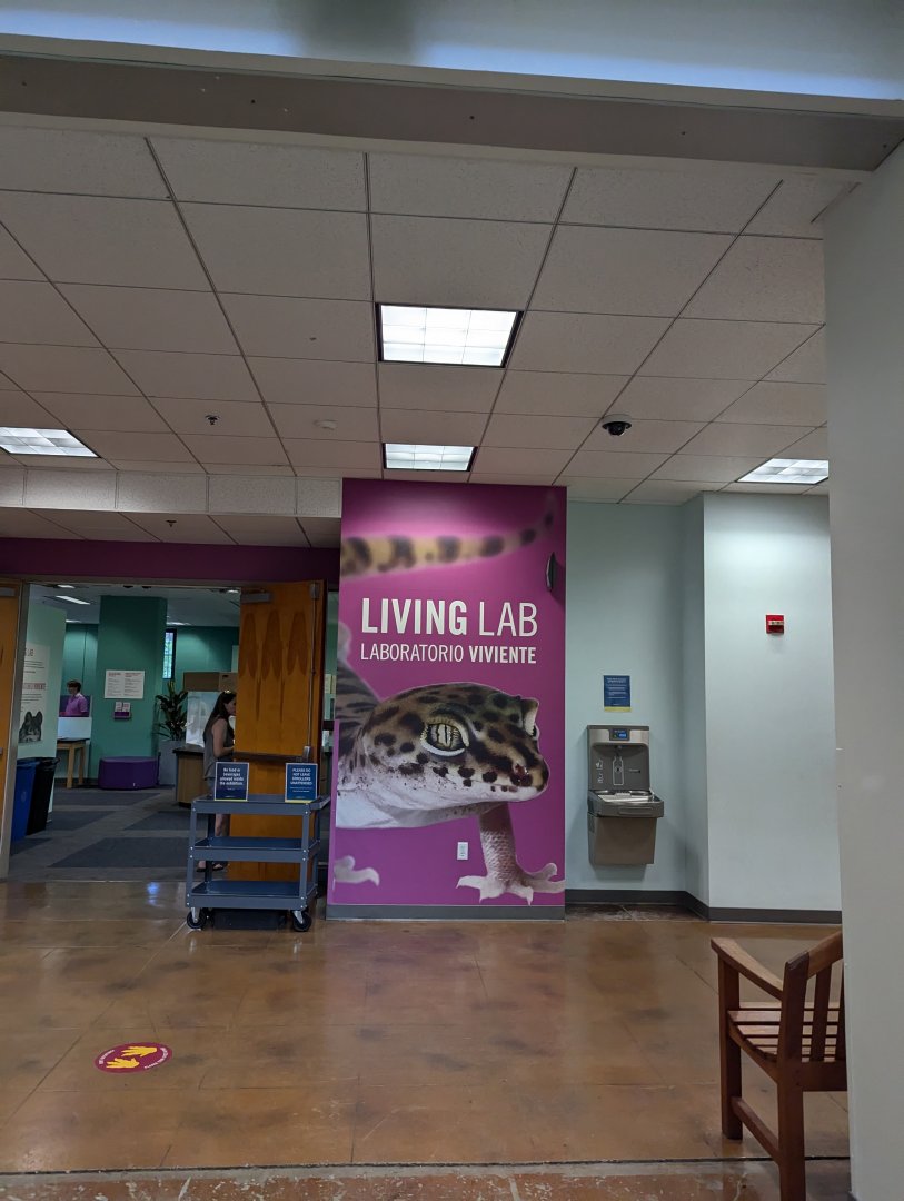 Entrance to the Live Animal Area