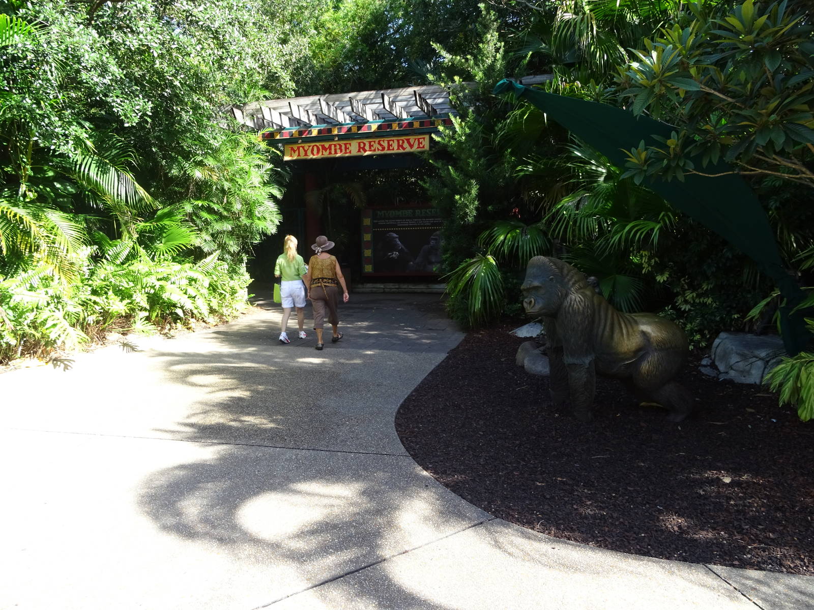 Entrance to the Myombe Reserve at Busch Gardens Tampa