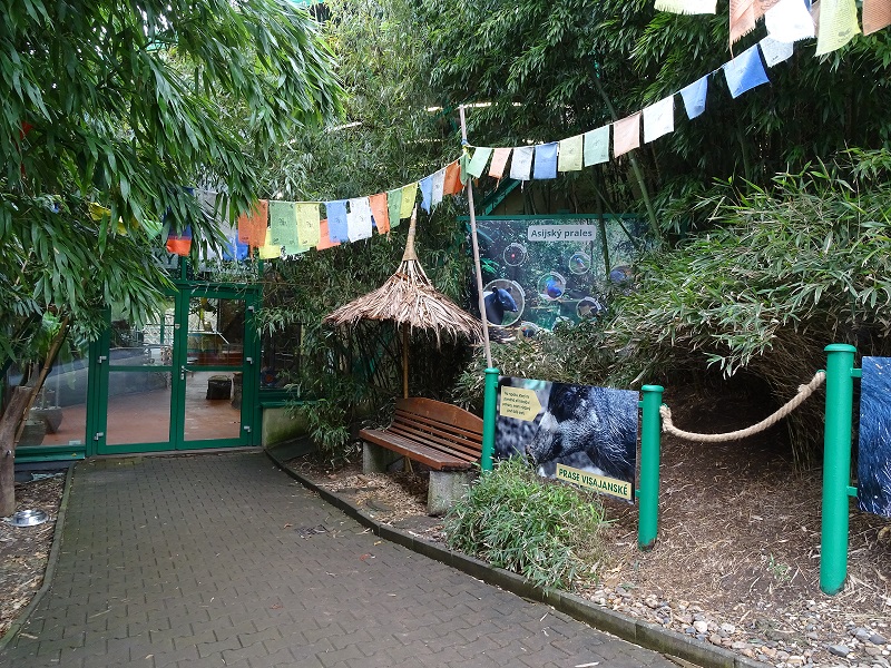 Entrance to the new Asia house (former elephant house) (04/23)