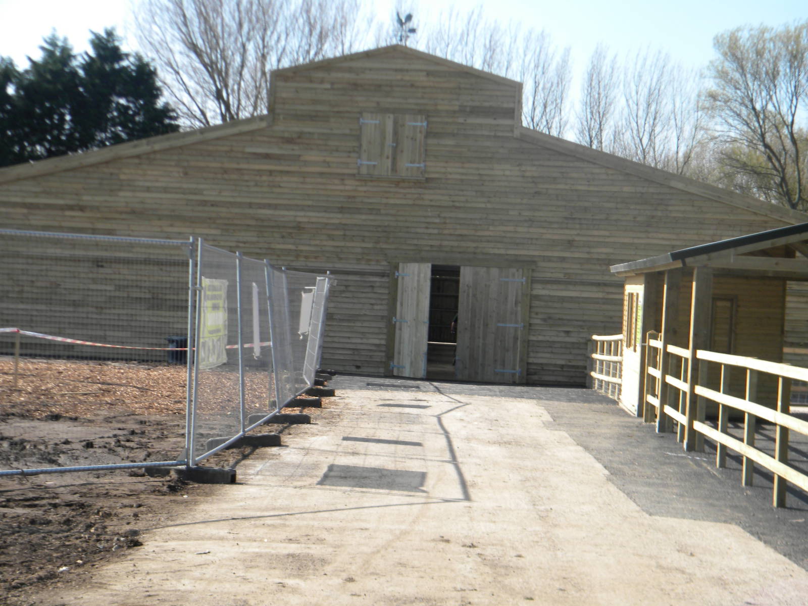 Entrance to the New Childrens Farm at Blackpool Zoo 9th April 2011