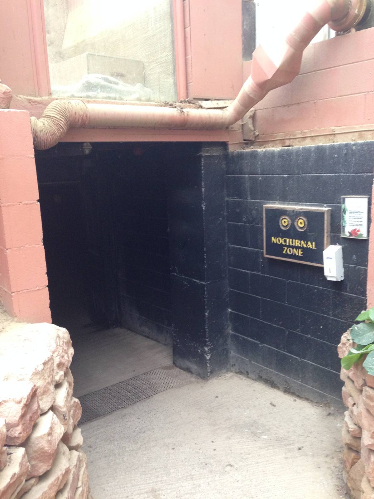 Entrance to the Nocturnal Zone at Tropical World - 02/10/2013