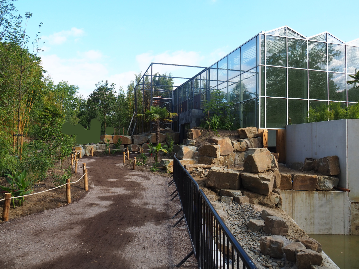 Entrance to the orangutan house, 2022-07-03