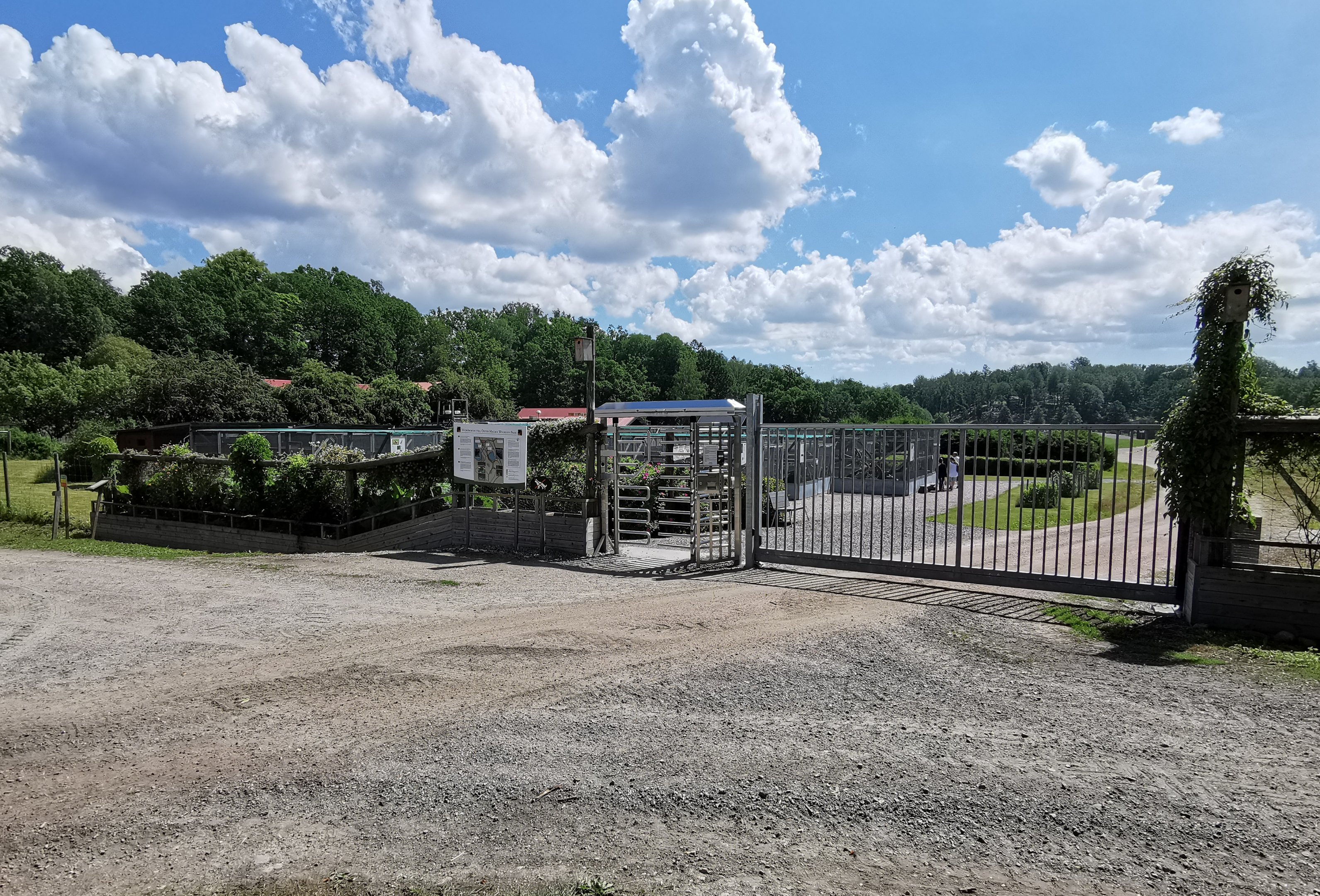 Entrance to the park