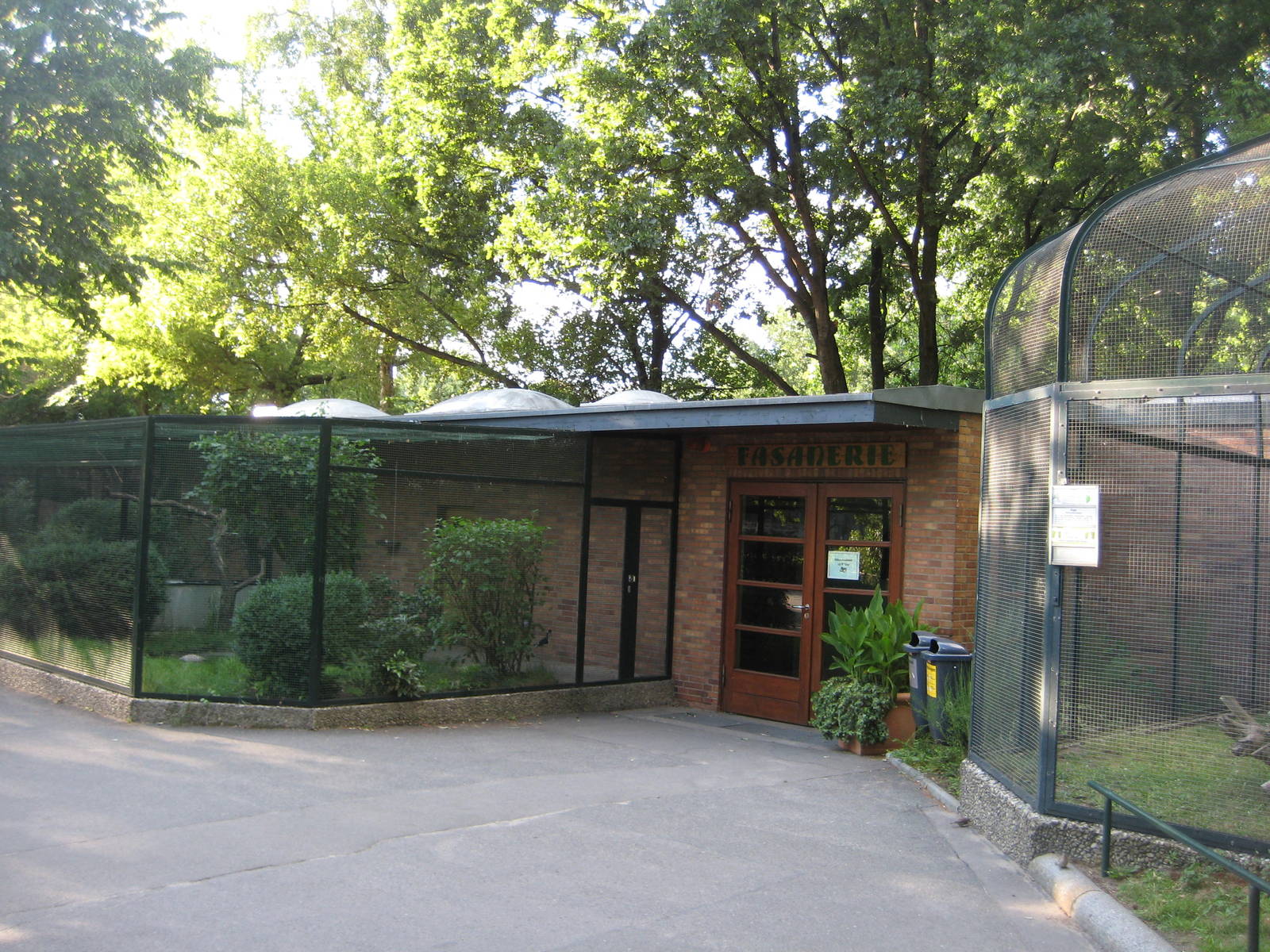 Entrance to the pheasantry