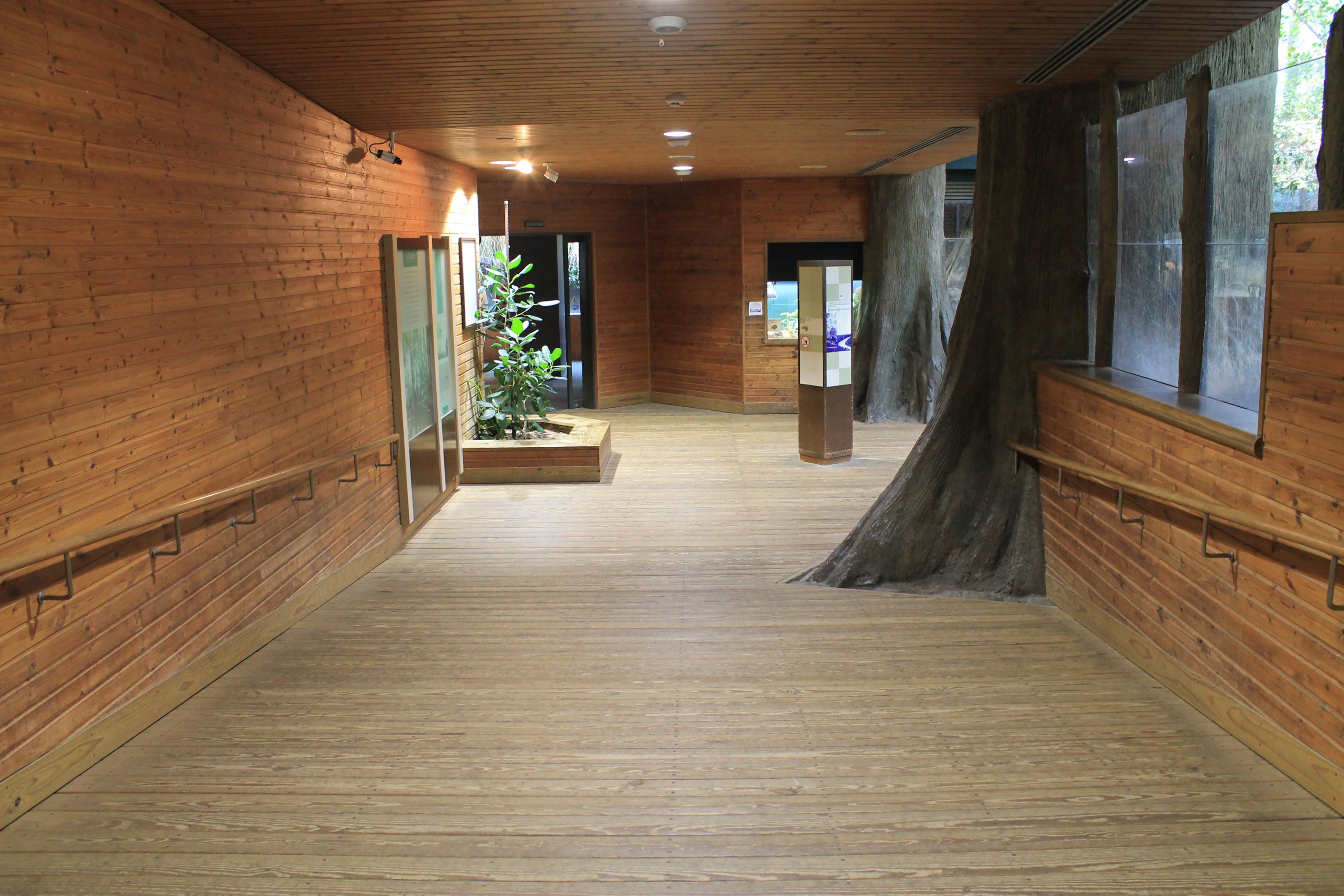 Entrance to the reptile house IFAR